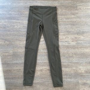 Lululemon Speed Up leggings Olive green size 6